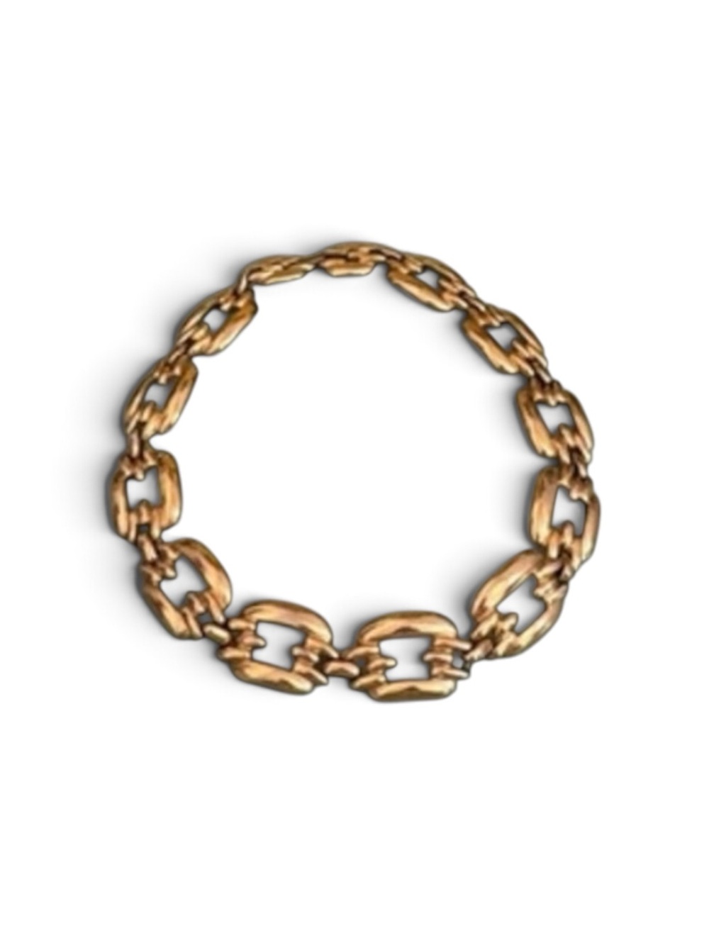 Erwin pearl vintage gold chain choker